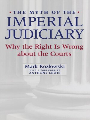 cover image of The Myth of the Imperial Judiciary